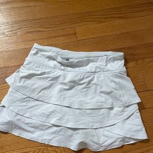 Athleta girl mini tennis skirt in white